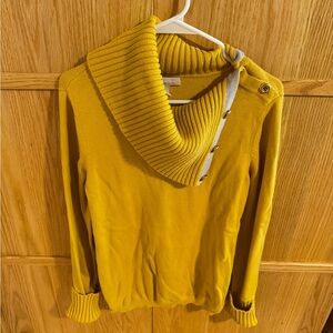 Mustard yellow banana republic sweater